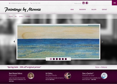 Paintings by Monnie